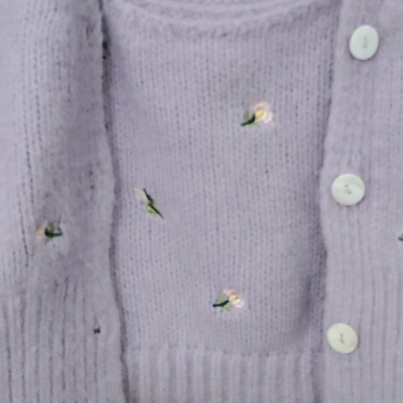 English Factory Floral Embroidered Sweater Set - Picture 2 of 6